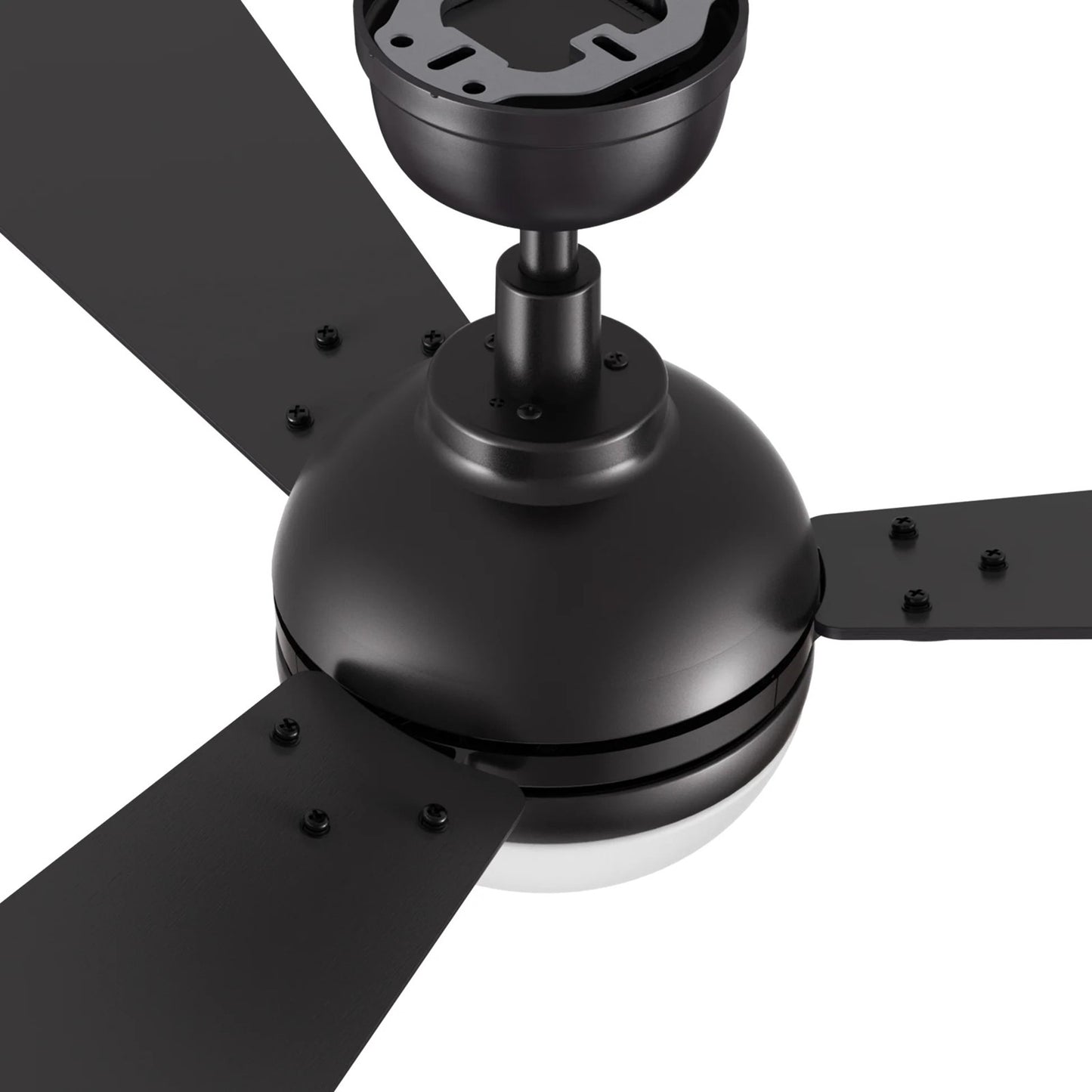 Carro Zelda 52in Ceiling Fan with Light | Black Plywood Blades and Integrated 4000K LED | Living Room & Bedroom | 52 x 52 x 15.3 | Model CFR523Q4-L11-B2-1