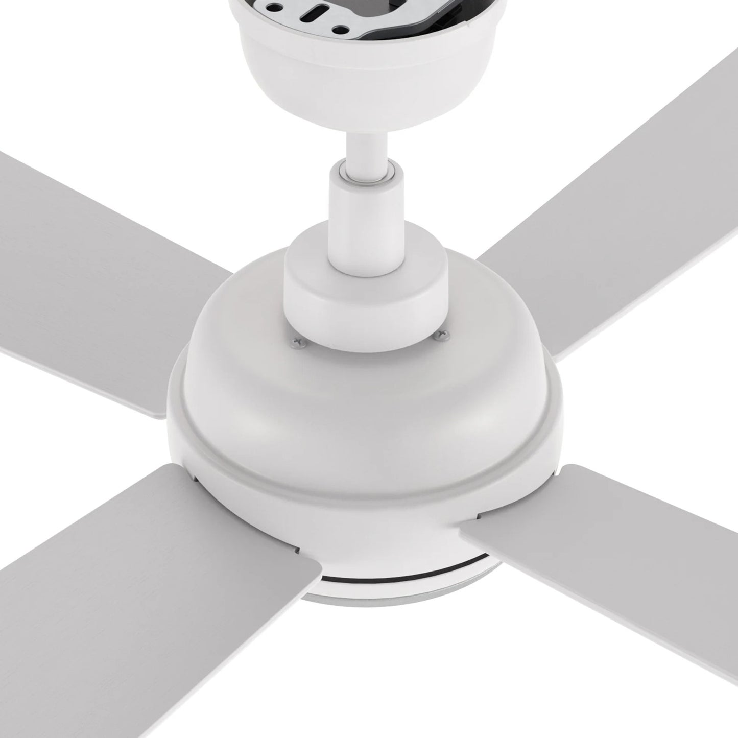 Carro Tryton 52in 4-Blade Ceiling Fan | White Plywood Blades and White Finish | Living Room & Bedroom | 52 x 52 x 14 in, 4000K | Model CFR524Q9-L11-W1-1