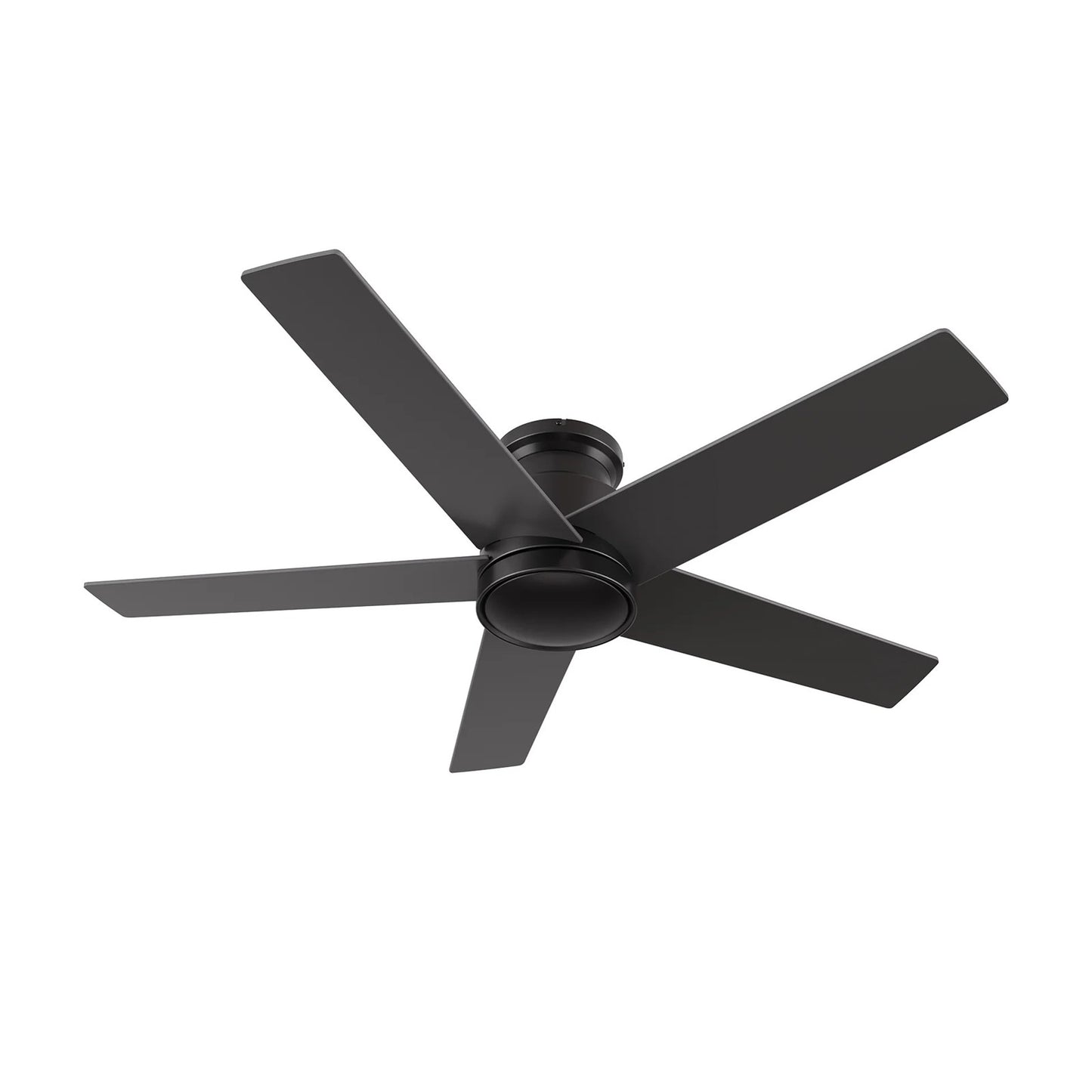 Carro Santana 52in 5-Blade Flush Mount Ceiling Fan | Black Plywood Blades and Remote Control | Living Room & Bedroom | 52 x | Model CFR525E5-N10-B2-1-FM