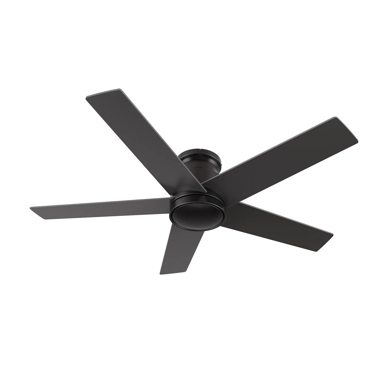 Carro Santana 52in 5-Blade Flush Mount Ceiling Fan | Black Plywood Blades and Remote Control | Living Room & Bedroom | 52 x | Model CFR525E5-N10-B2-1-FM