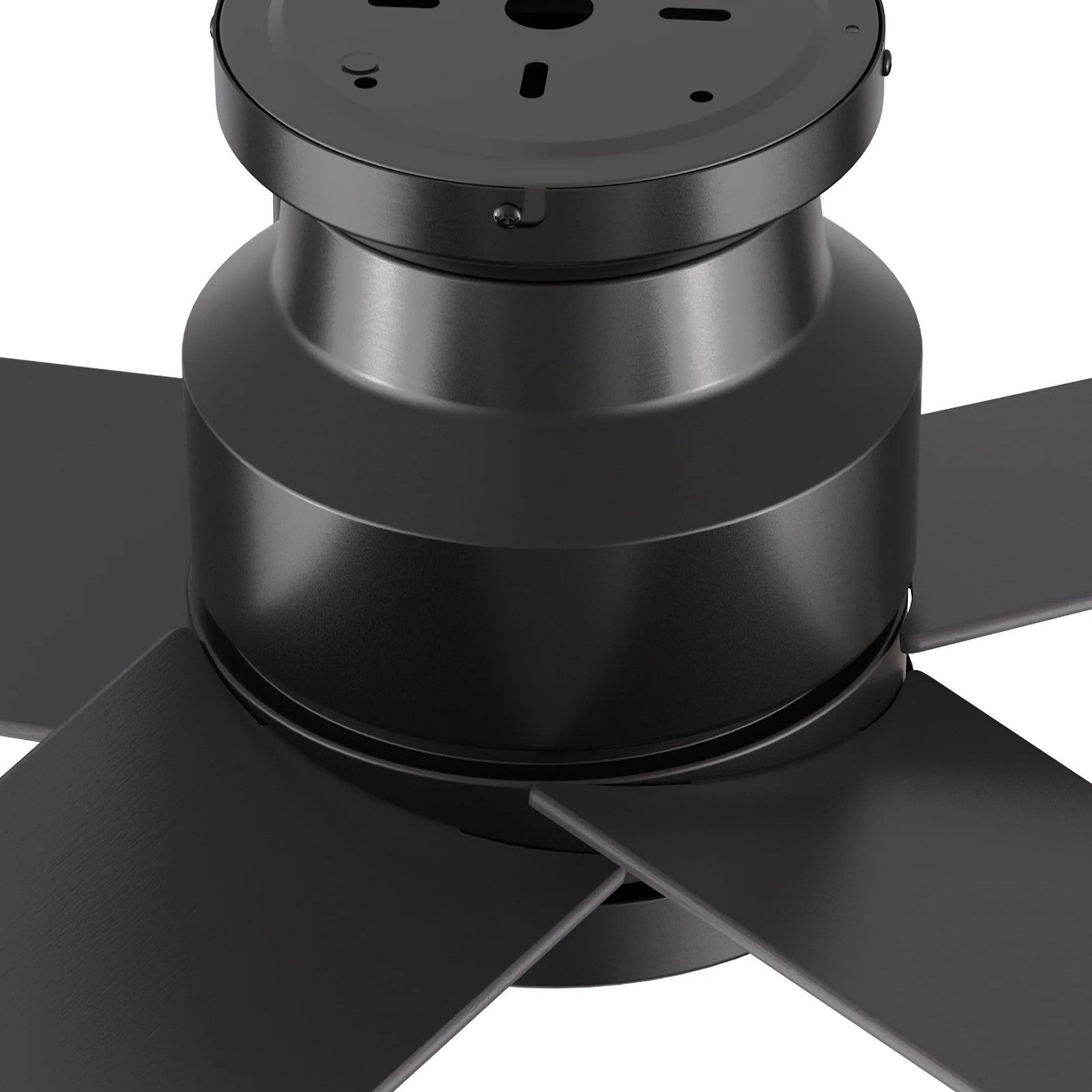 Carro Santana 52in 5-Blade Flush Mount Ceiling Fan | Black Plywood Blades and Remote Control | Living Room & Bedroom | 52 x | Model CFR525E5-N10-B2-1-FM