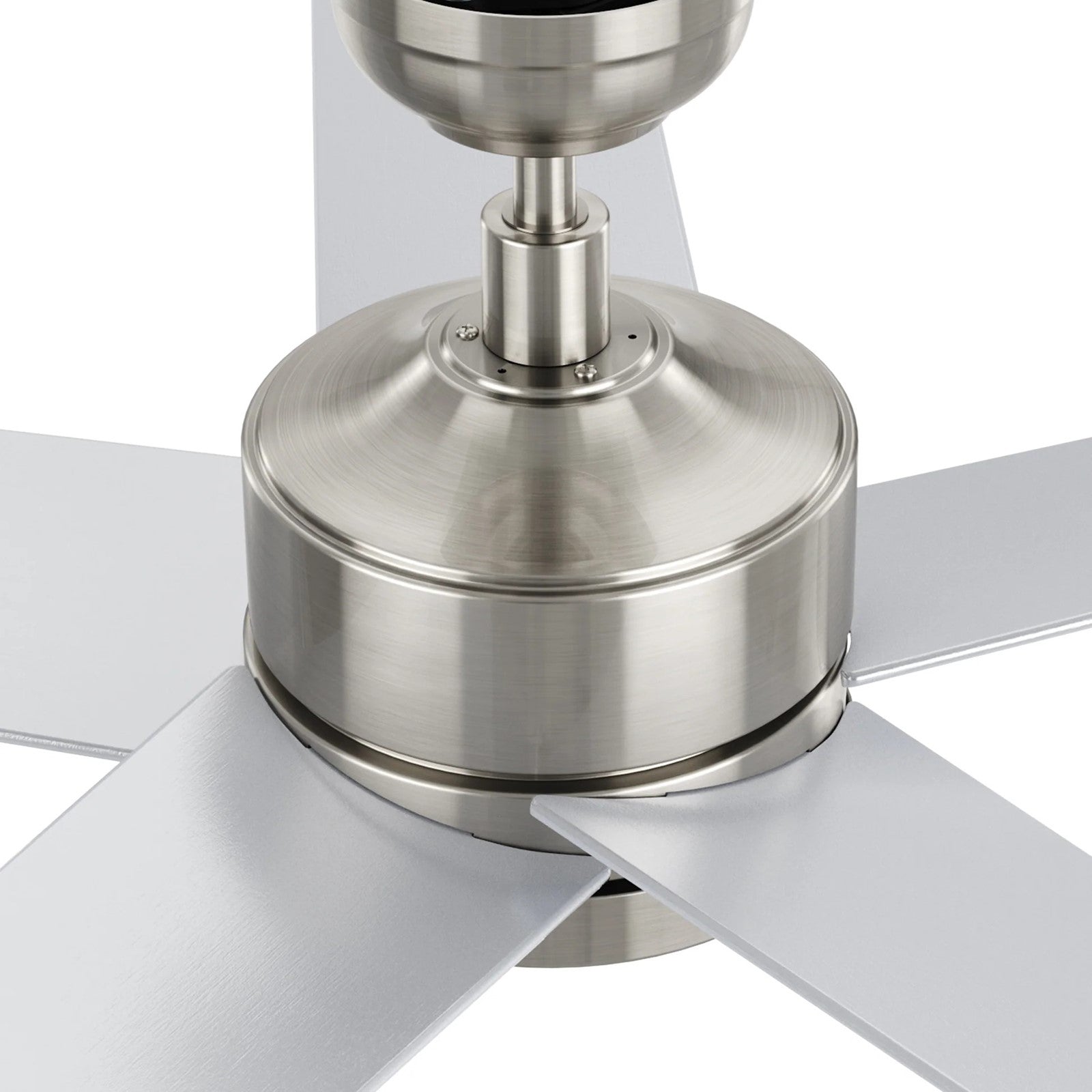Carro Santana 52in 5-Blade Ceiling Fan | Brushed Nickel Plywood Blades and Remote Control | Living Room & Bedroom | 52 x 52 x 15 | Model CFR525E5-N10-SJ-1