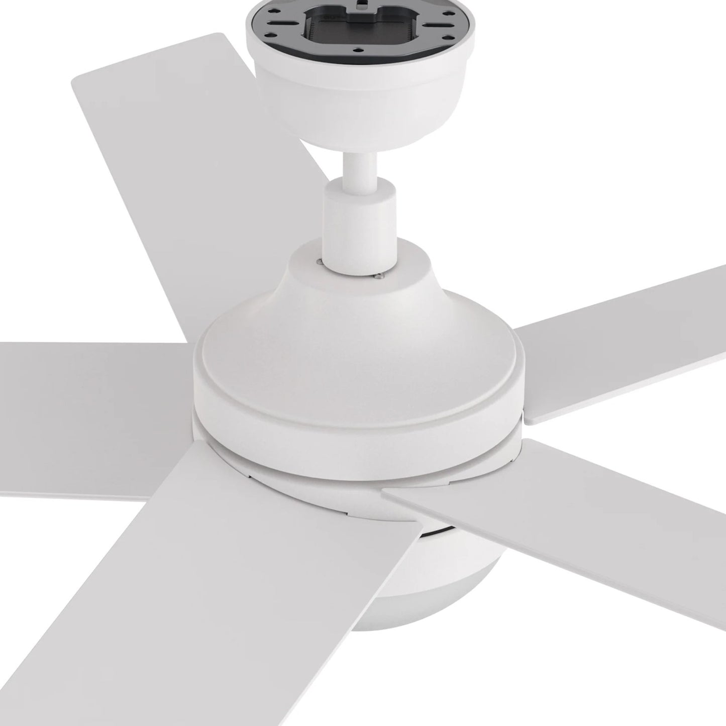 Carro Kimball 52in 5-Blade Ceiling Fan | White Plywood Blades | Living Room & Bedroom | 52 x 52 x 16.9 in | Model CFR525E6-L11-W1-1
