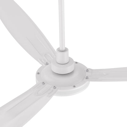 Carro Oberon 56in 3-Blade Ceiling Fan | White Iron Blades and Remote | Living Room & High Ceilings | 18.3 x 56 x 56 in | Model CFR563Z1-N10-W1-1