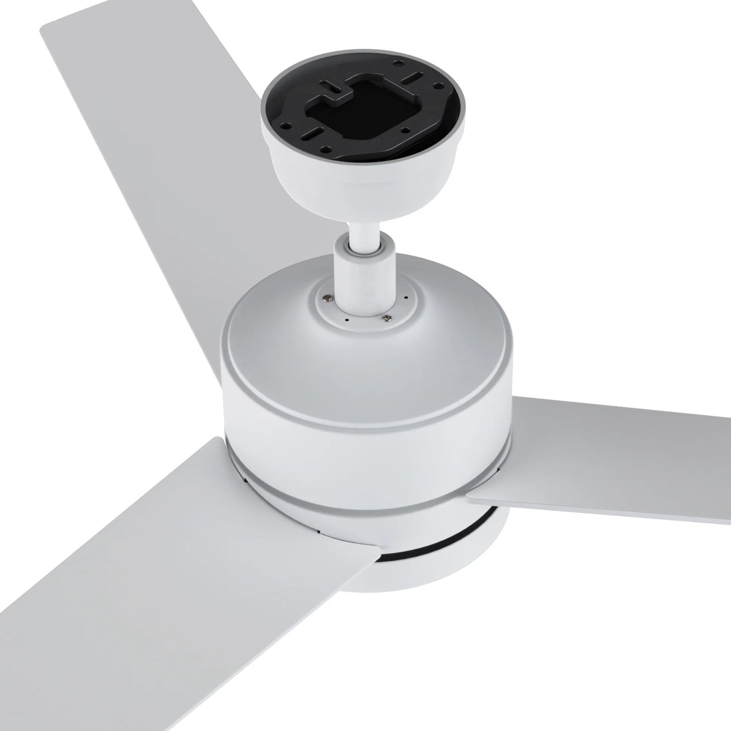 Carro Santana 52in 3-Blade Ceiling Fan | White Plywood Blades and Integrated LED | Living Room & Bedroom | 52 x 52 x 15 in | Model CFW523E5-L12-W1-1
