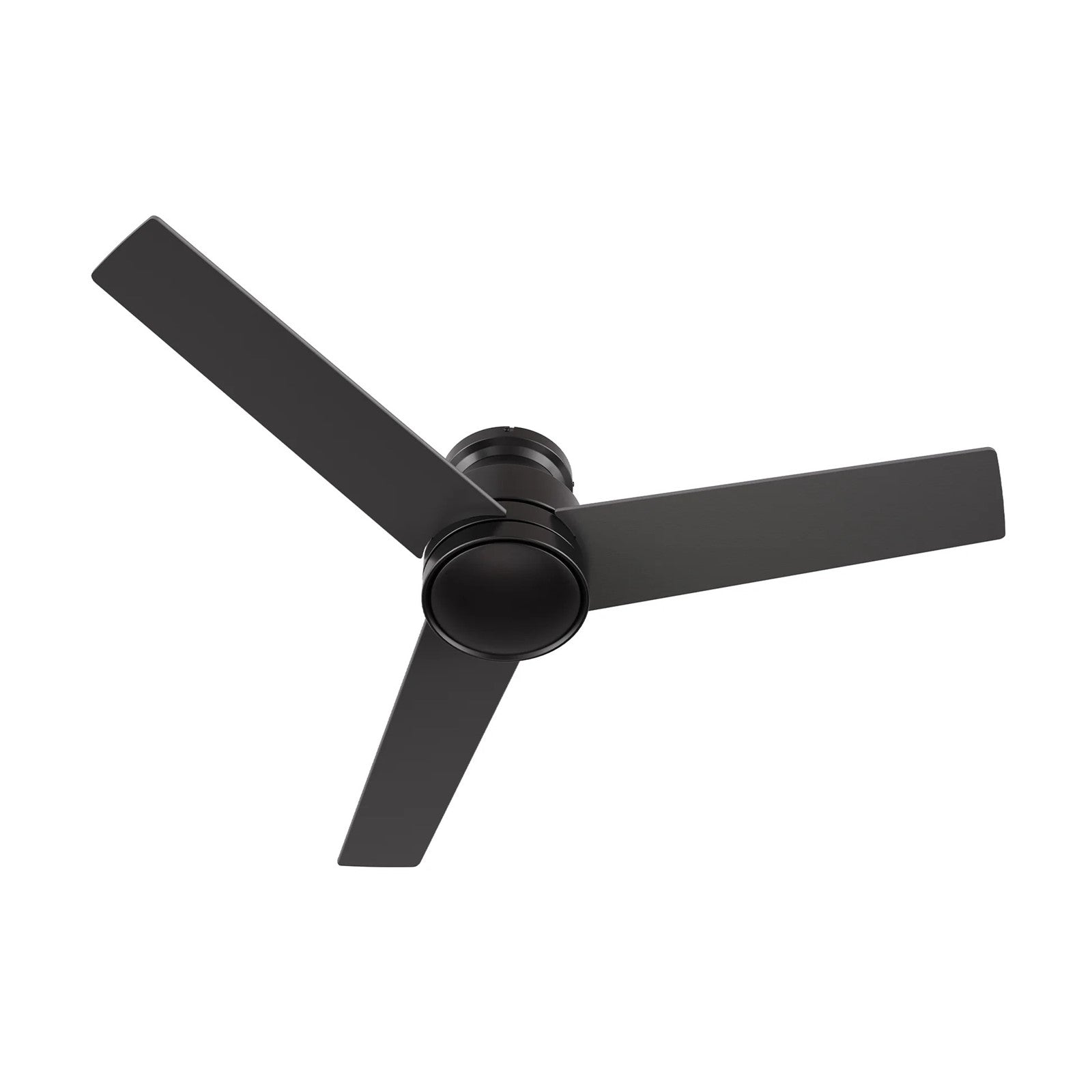 Carro Santana 52in Flush Mount Ceiling Fan | Black Plywood Blades and Wall Control | Low Ceiling & Bedroom | 52 x 52 x 11 in | Model CFW523E5-N10-B2-1-FM