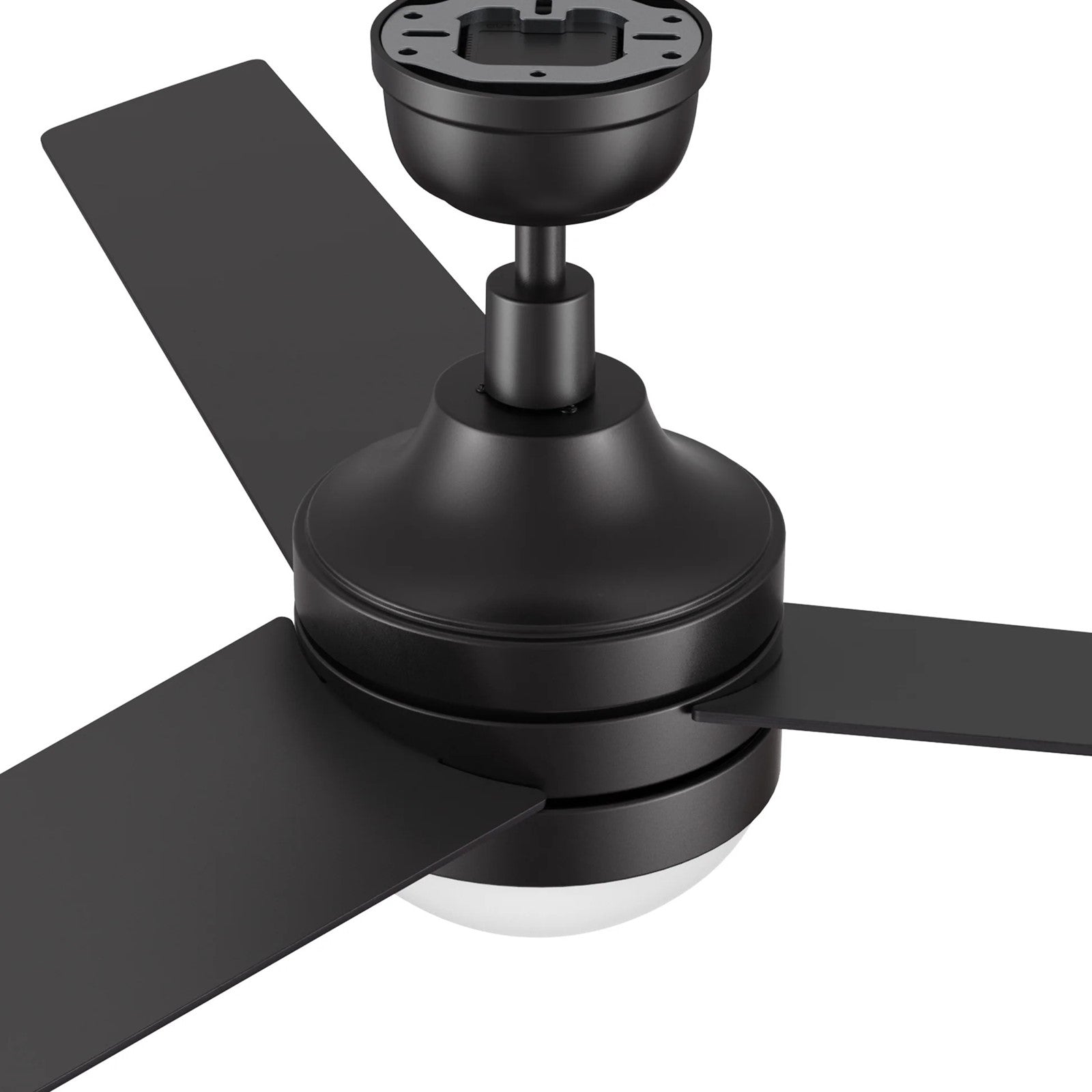 Carro Kimball 52in Ceiling Fan | Black Plywood Blades and Integrated LED | Living Room & Bedroom | 52 x 52 x 16.9 in | Model CFW523E6-L12-B2-1
