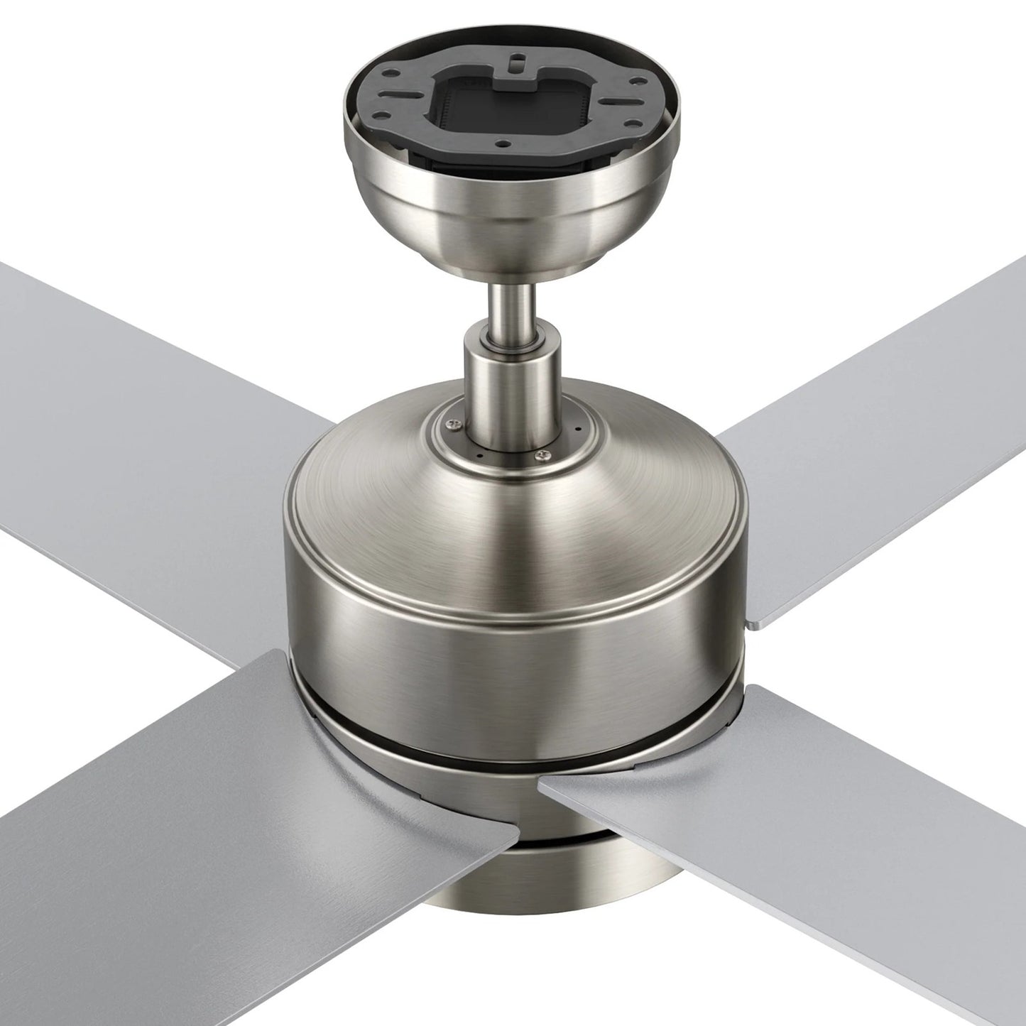 Carro Santana 52in 4-Light Ceiling Fan | Brushed Nickel Plywood Blades | Living Room & Bedroom | 52 x 52 x 15 in | Model CFW524E5-L12-SJ-1