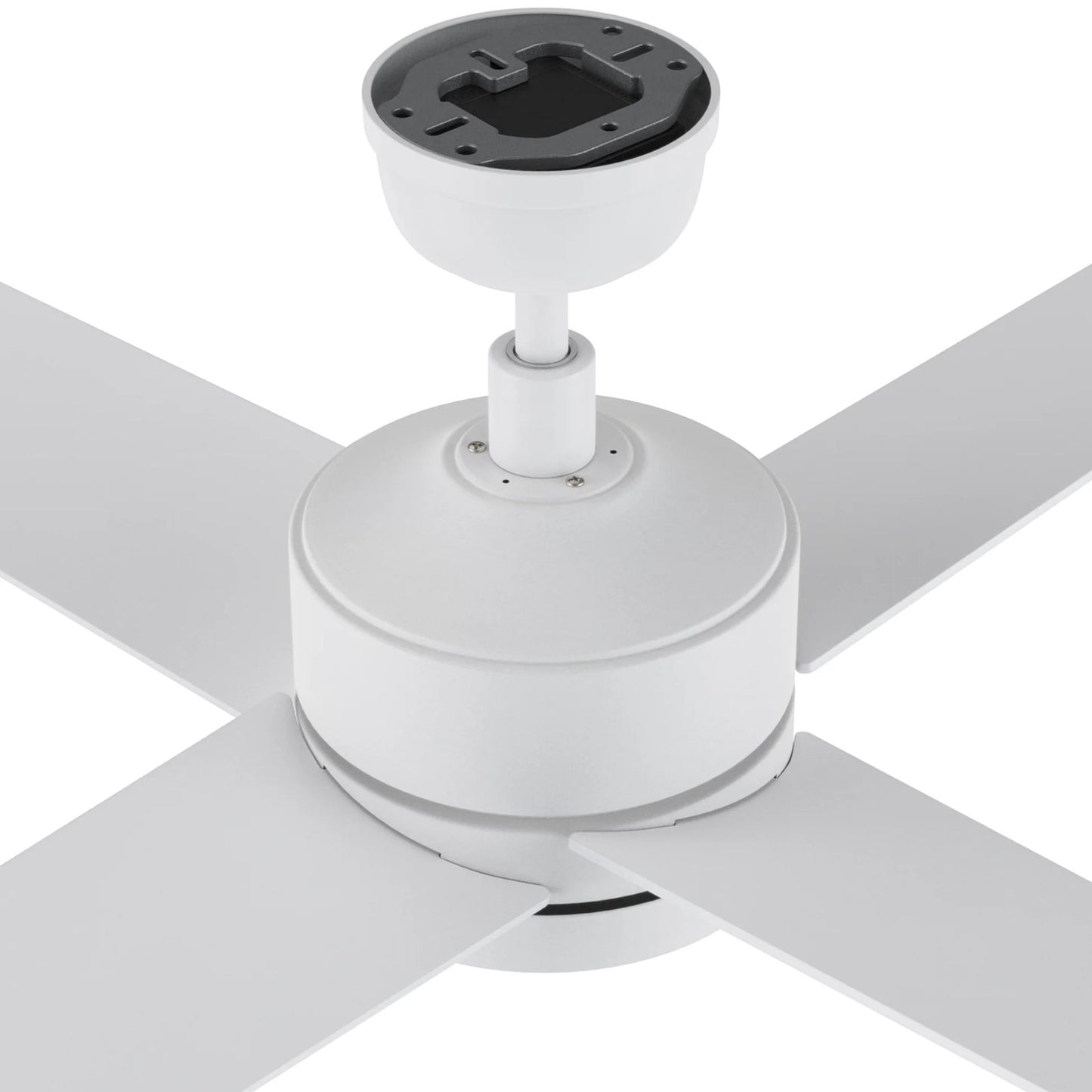 Carro Santana 52in 4-Light Ceiling Fan | White Plywood Blades | Living Room & Bedroom | 52 x 52 x 15 in | Model CFW524E5-L12-W1-1