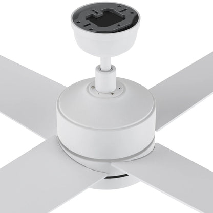 Carro Santana 52in 4-Light Ceiling Fan | White Plywood Blades | Living Room & Bedroom | 52 x 52 x 15 in | Model CFW524E5-L12-W1-1
