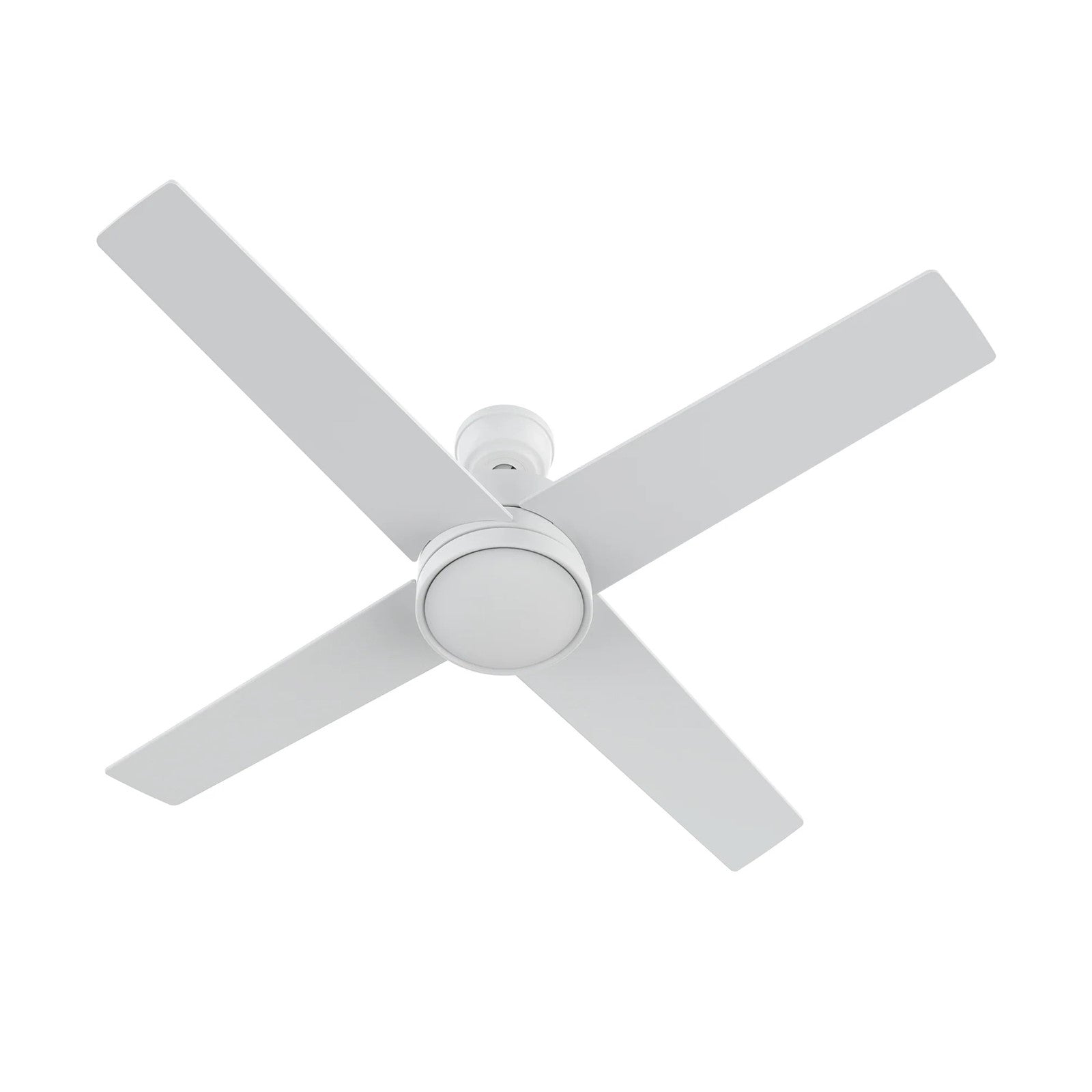 Carro Santana 52in 4-Blade Ceiling Fan | White Plywood Blades and White Finish | Indoor Living Room & Bedroom | 52 x 52 x 15.1 in | Model CFW524E5-N10-W1-1