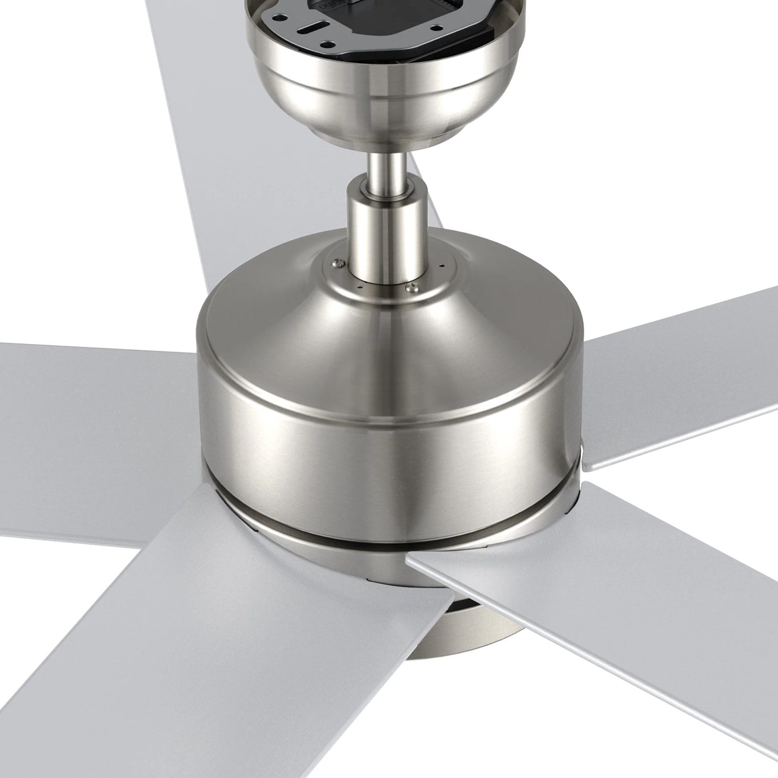 Carro Santana 52in 5-Blade Ceiling Fan | Brushed Nickel Plywood Blades and Integrated LED | Living Room & Bedroom | 15 x 52 x 52 | Model CFW525E5-L11-SJ-1