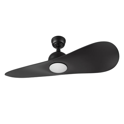 Carro Mako 42in 2-Blade Smart Ceiling Fan | Modern Black ABS and Integrated LED | Living Room & Bedroom | 13.6 x 42 x 42 in | Model SFR422G2-L11-B2-1