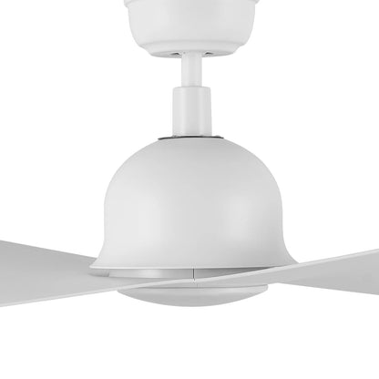 Carro Mako 42in 2-Blade Smart Ceiling Fan | Modern White ABS and Integrated LED | Living Room & Bedroom | 13.6 x 42 x 42 in | Model SFR422G2-L11-W1-1