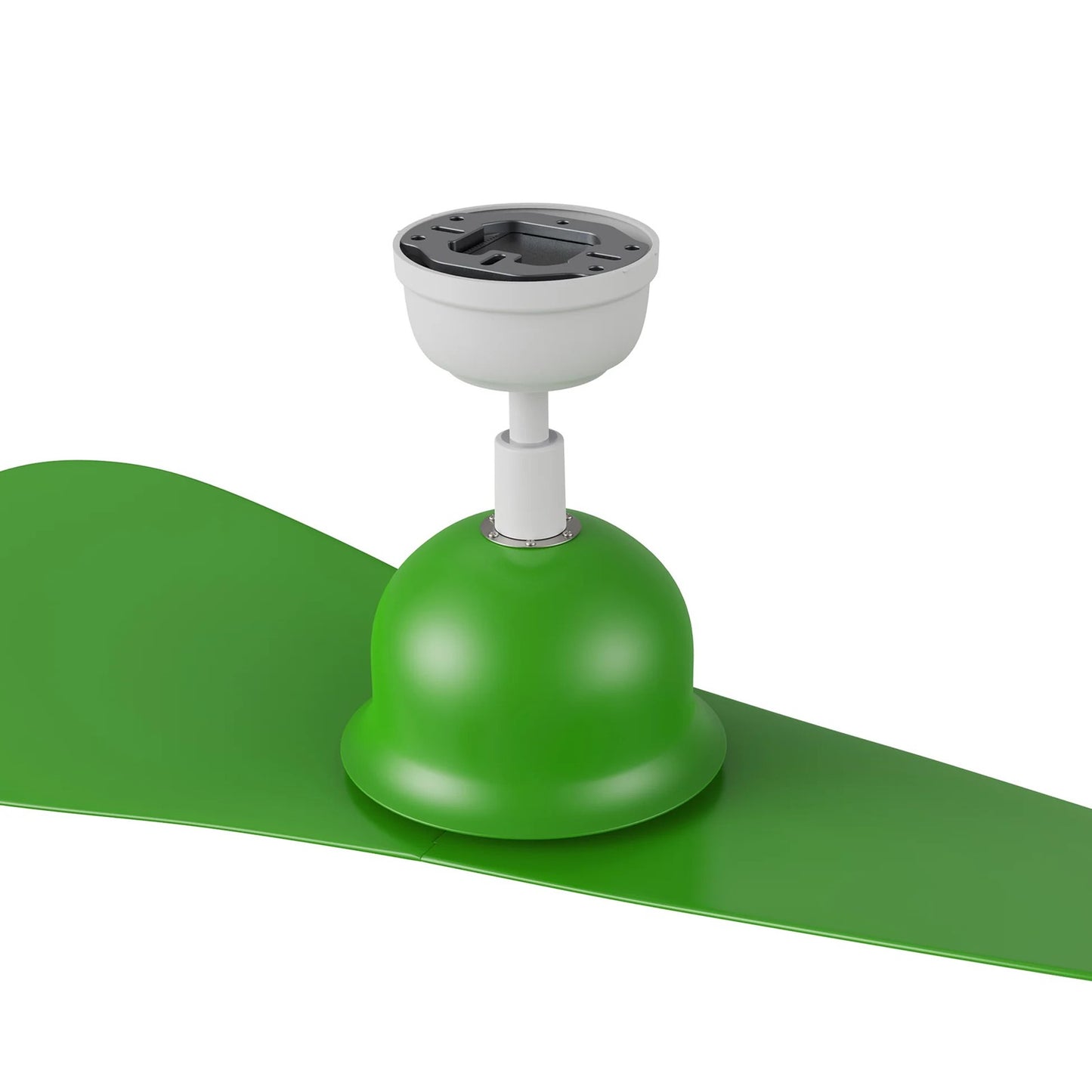 Carro Mako 42in 2-Blade Smart Ceiling Fan | Modern White Green ABS and Integrated LED | Living Room & Bedroom | 13.6 x 42 x 42 in | Model SFR422G2-L11-WA-1
