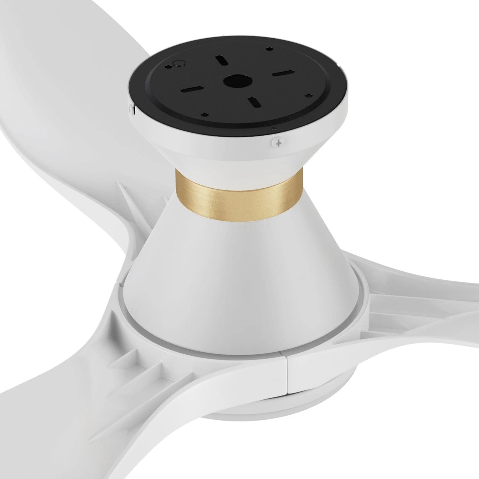 Carro Merton 52in 3-Blade Smart Ceiling Fan | White ABS Blades with Integrated LED | Living Room & Great Room | 52 x 52 x 11 | Model SFR523A4-L12-W1-1-FMA