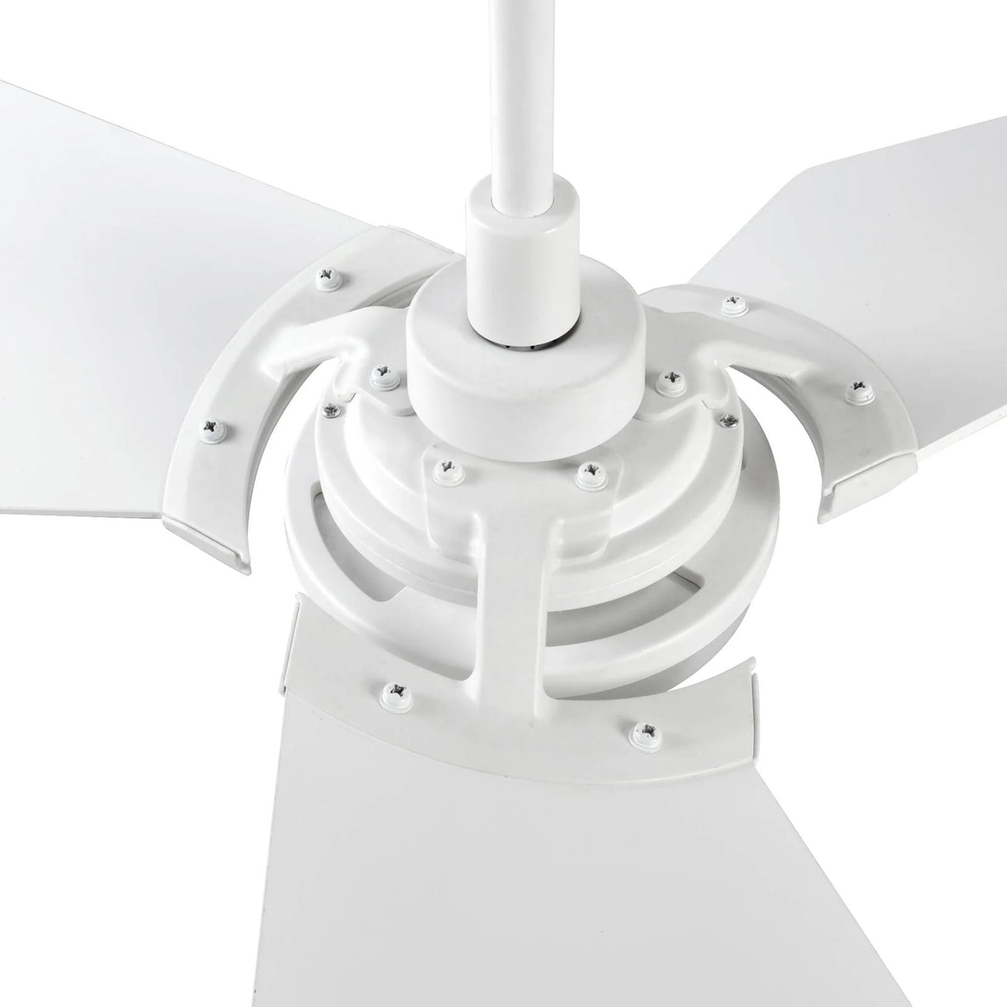 Carro Kaj 52in 3-Blade Smart Ceiling Fan | White Plywood Blades and Integrated LED | Living Room & Covered Patio | 52 x 52 x 13.4 | Model SFR523B-L12-W1-1