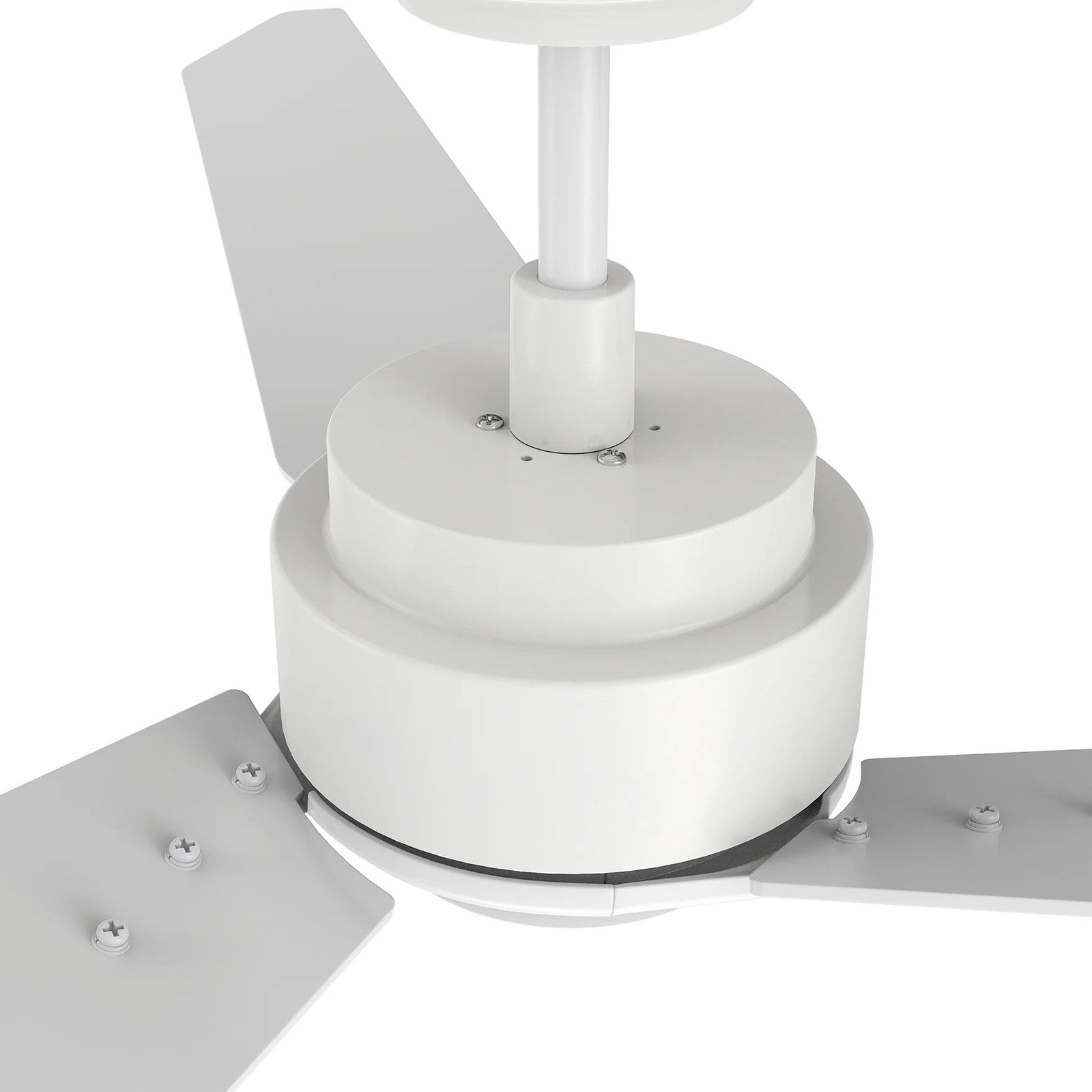Carro Calen 52in 3-Blade Smart Ceiling Fan | Modern White Plywood and White Finish | Living Room & Bedroom | 13.2 x 52 x 52 in | Model SFR523J3-L11-W1-1