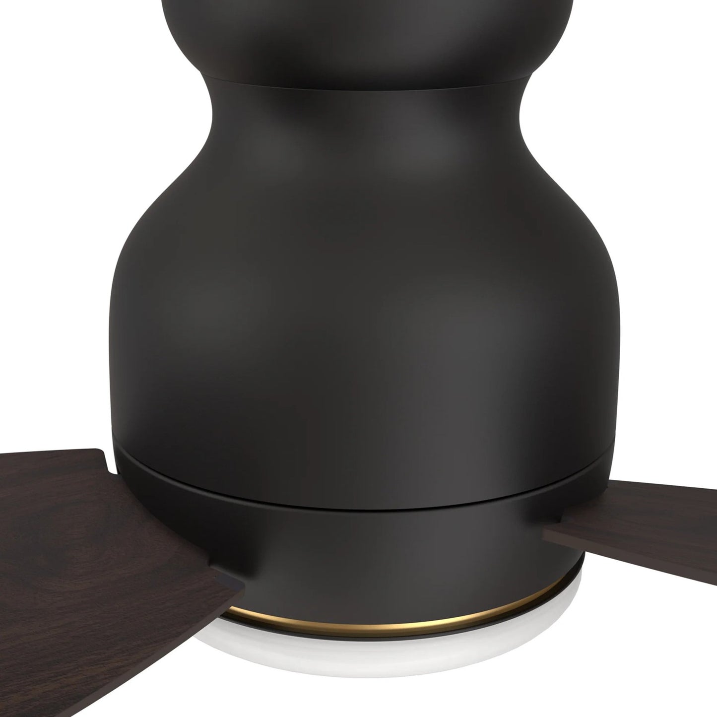 Carro Trento 52in 3-Blade Flush Ceiling Fan | Black Barnwood Plywood Blades and Matte Black Motor | Living Room, Bedroom & | Model SFR523Q-L12-BG-1-FM