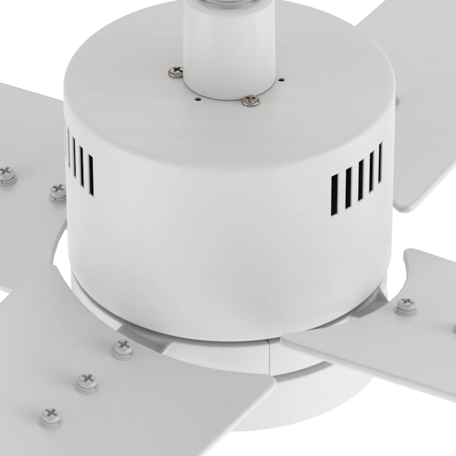Carro Montgomery 52in 4-Blade Smart Ceiling Fan | Modern White Plywood Blades and White Finish | Living Room & Bedroom | 52 x 52 | Model SFR524G3-L11-W1-1