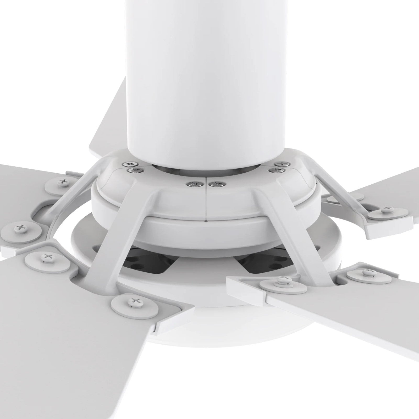 Carro Kaj 52in 5-Blade Smart Ceiling Fan | White Plywood Blades and Glass Shade | Living Room & Covered Patio | 52 x 52 x 12 | Model SFR525B-L22-W1-1-FM