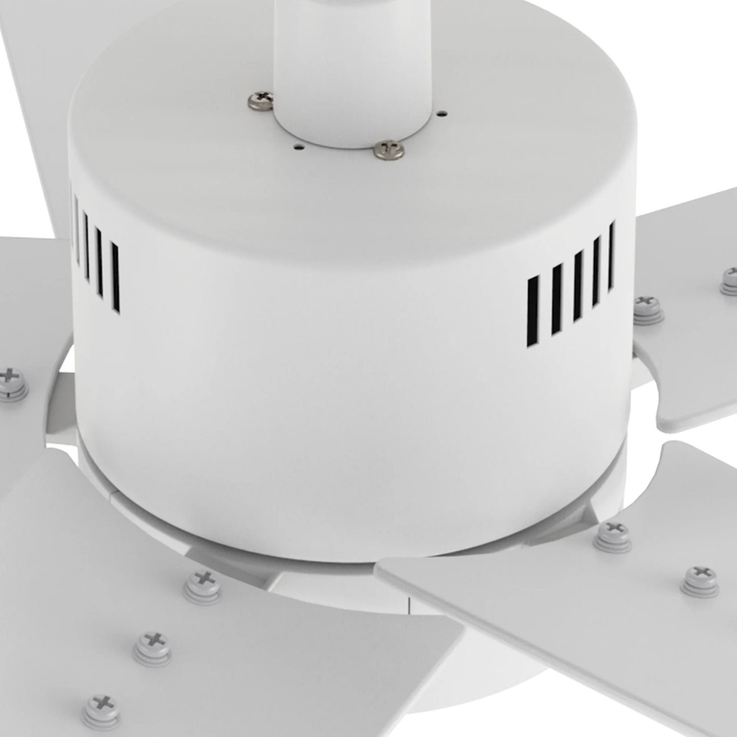 Carro Montgomery 52in 5-Blade Smart Ceiling Fan | Modern White and Plywood Blades | Living Room & Bedroom | 13.2 x 52 x 52 in | Model SFR525G3-L11-W1-1