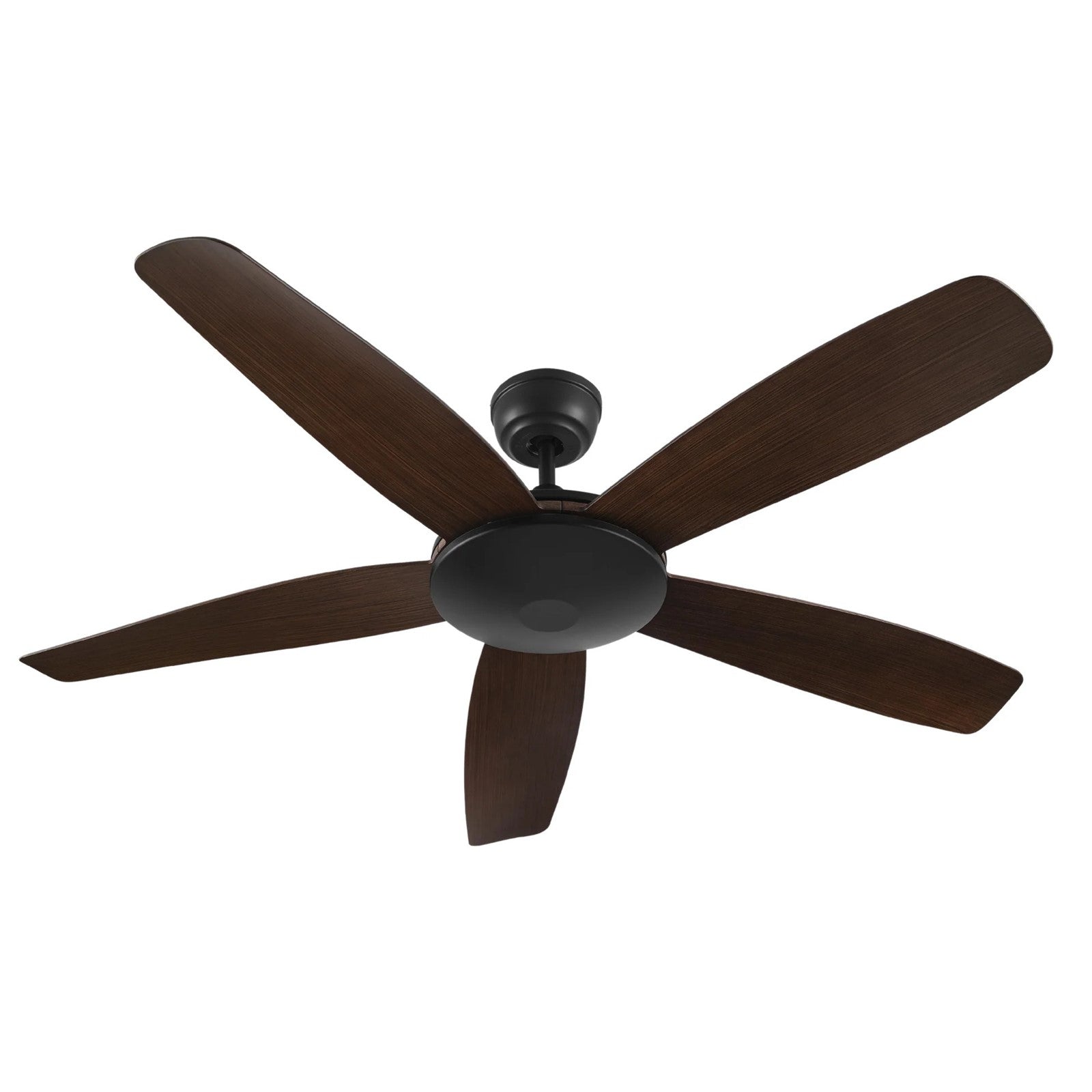 Carro Salem 52in 5-Blade Smart Ceiling Fan | Modern Black and High-Quality Plywood | Large Living Room & Family Room | 52 x 52 x | Model SFR525G4-N10-BW-1