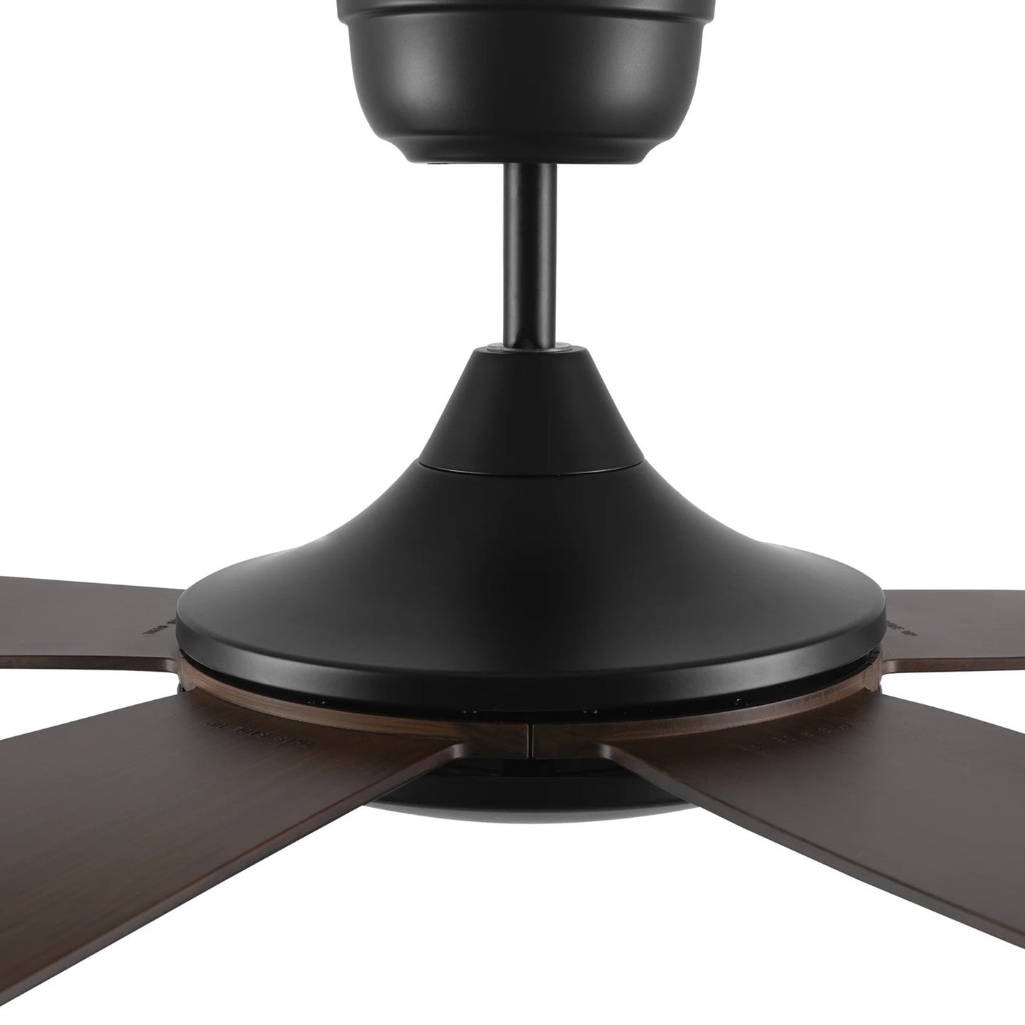 Carro Salem 52in 5-Blade Smart Ceiling Fan | Modern Black and High-Quality Plywood | Large Living Room & Family Room | 52 x 52 x | Model SFR525G4-N10-BW-1