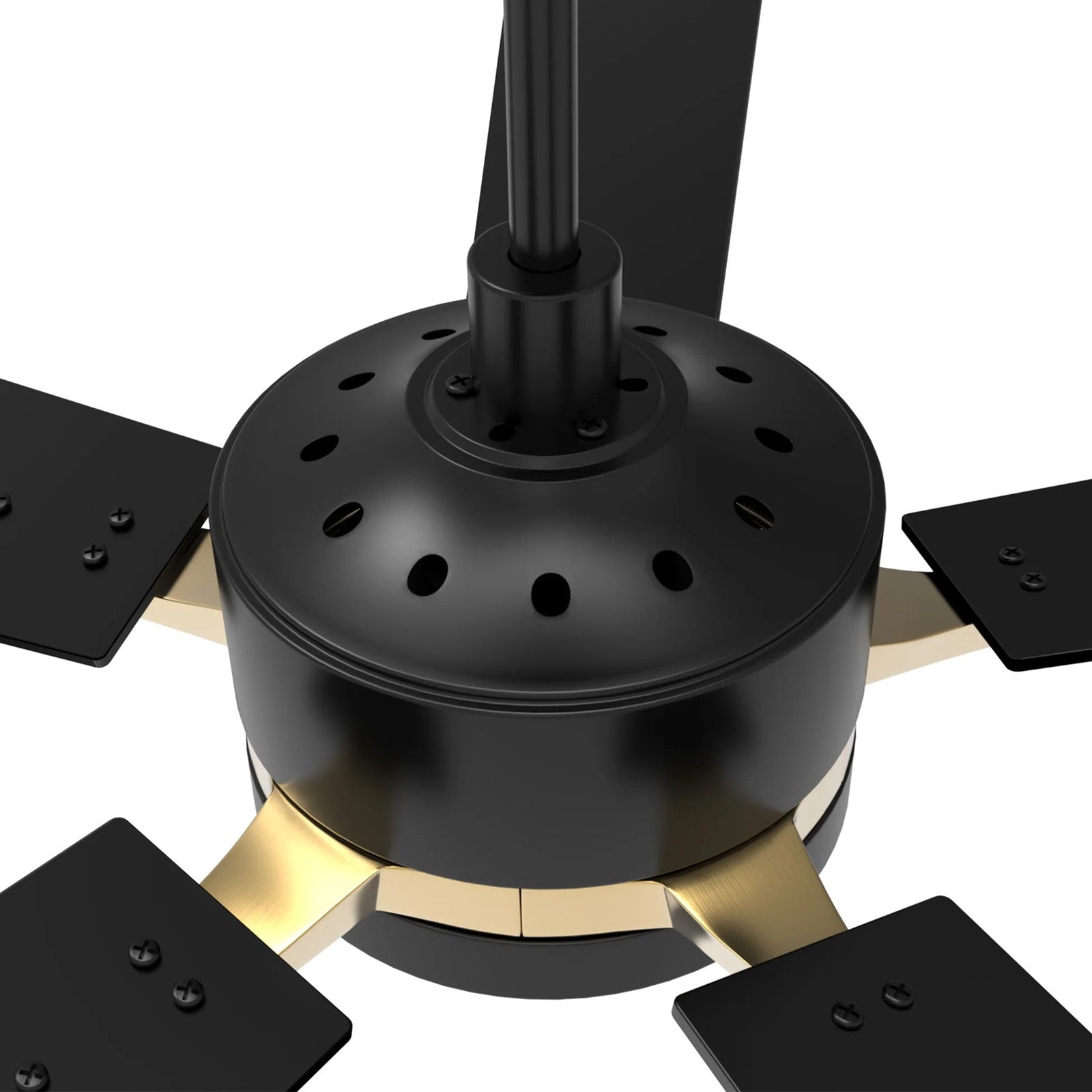 Carro Appleton 56in 5-Blade Smart Ceiling Fan | Black Gold Plywood Blades and Integrated LED | Living Room & Covered Patio | 56 | Model SFR565E-L12-B2-1G