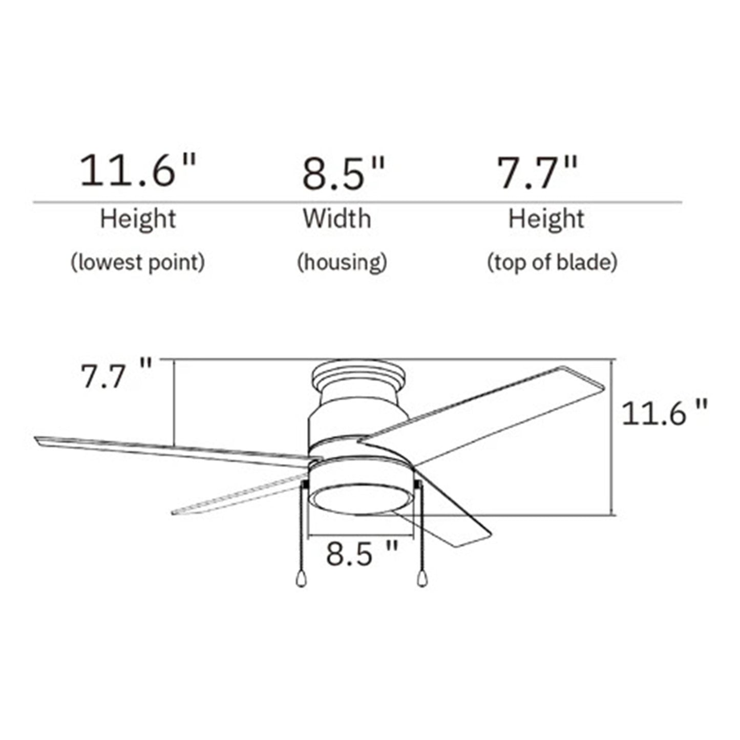 Carro Lamont 52in 4-Blade Flush Ceiling Fan | Black/Gold Plywood Blades with Integrated 3000K LED | Living Room & Bedroom | 52 | Model VWGA-524B-L12-B2-1G