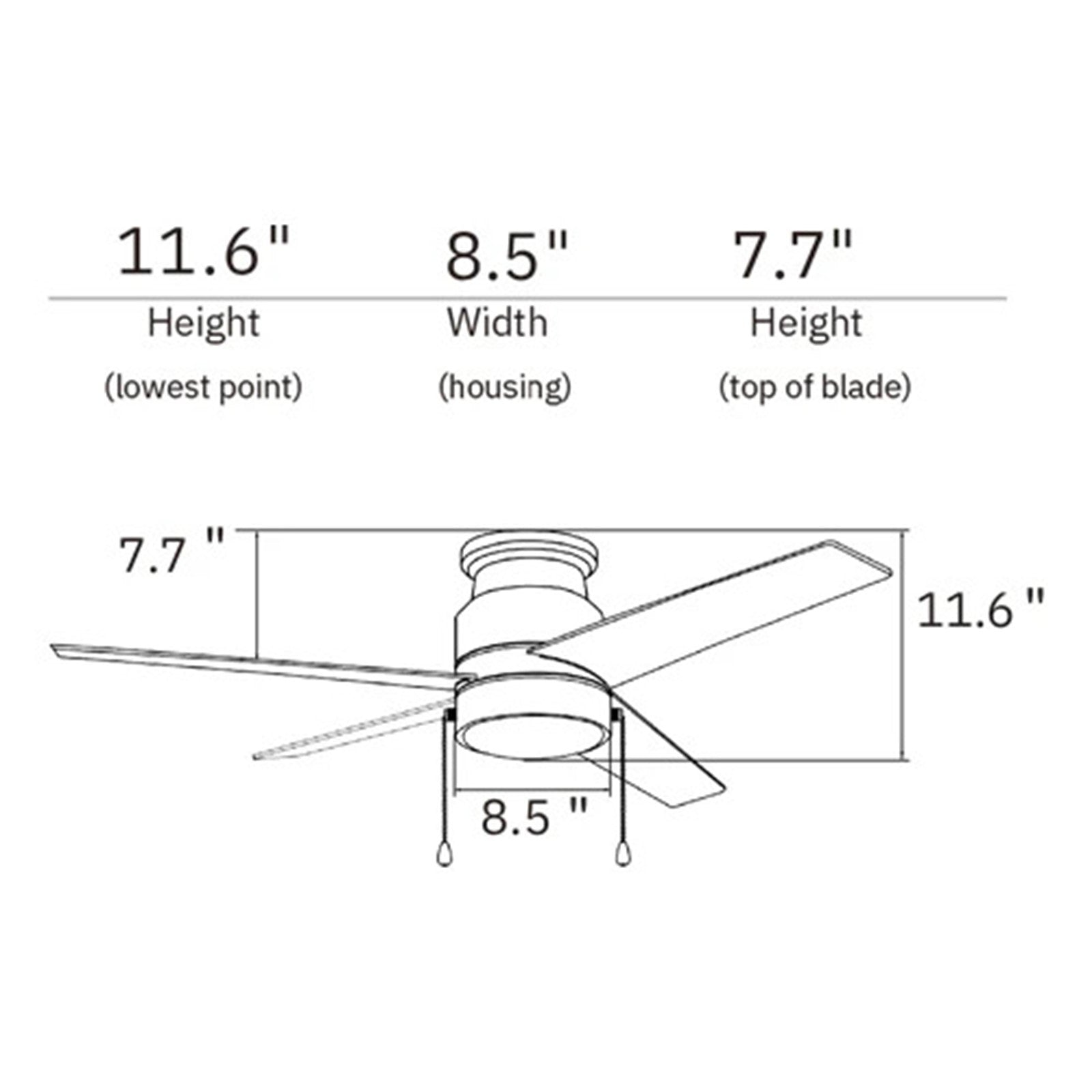 Carro Lamont 52in Flush Mount Ceiling Fan | Brushed Nickel Plywood Blades with Integrated 3000K LED | Living Room & Bedroom | Model VWGA-524B-L12-SC-1