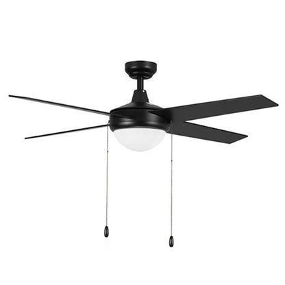 Carro Everett 52in Ceiling Fan | Black Plywood Blades with LED Compatible Light Kit | Living Room & Bedroom | 52 x 52 x 16 in | Model VWGA-524C-L11-B2-1