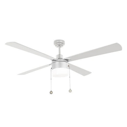 Carro Amalfi 52in 4-Blade Ceiling Fan | Modern White Plywood Blades and Pull Chain Control | Living Room & Large Indoor Spaces | Model VWGA-524H2-L11-W1-1