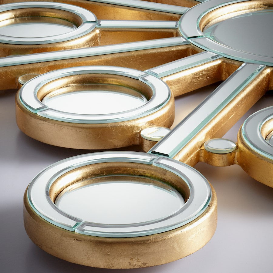 Cyan Design Orion Mirror, Clear and Gold