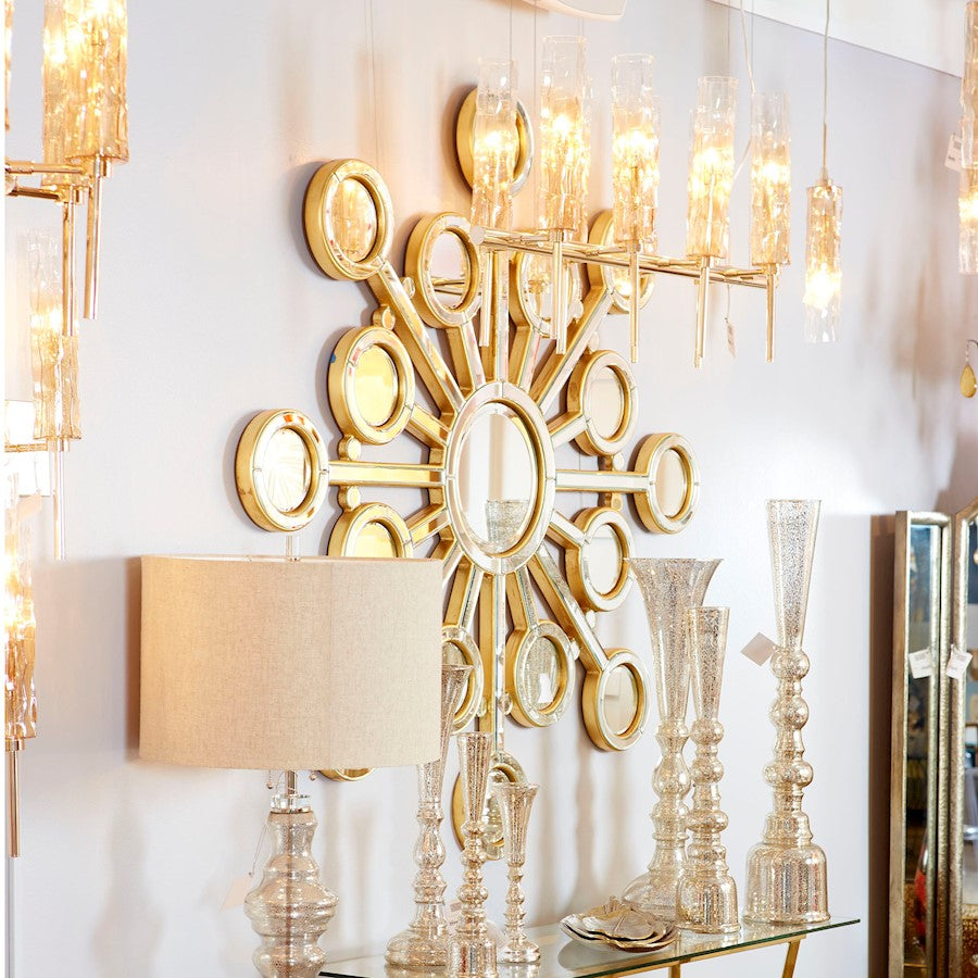 Cyan Design Orion Mirror, Clear and Gold