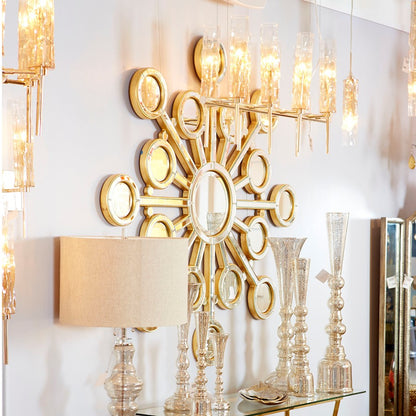 Cyan Design Orion Mirror, Clear and Gold