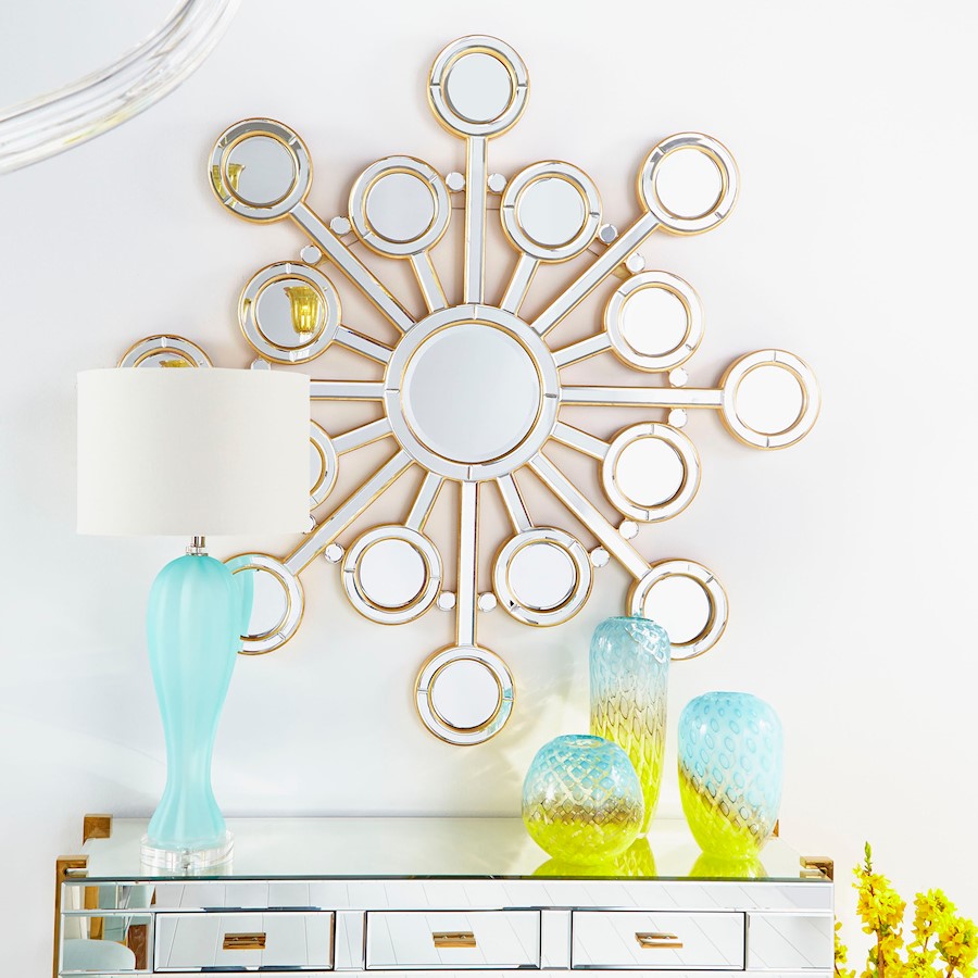 Cyan Design Orion Mirror, Clear and Gold