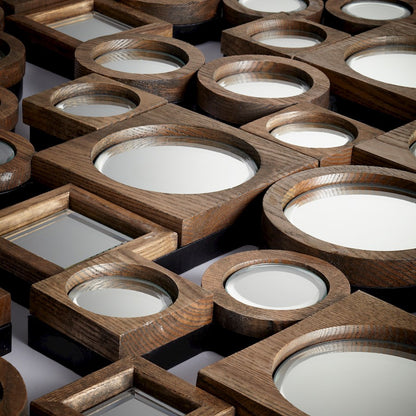 Cyan Design Aldo Mirror, Walnut