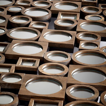 Cyan Design Aldo Mirror, Walnut