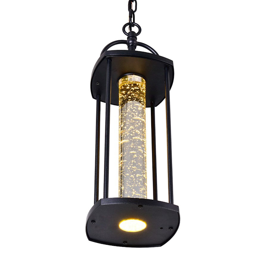 Outdoor Pendant, Black/Clear