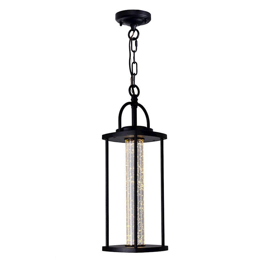 Outdoor Pendant, Black/Clear