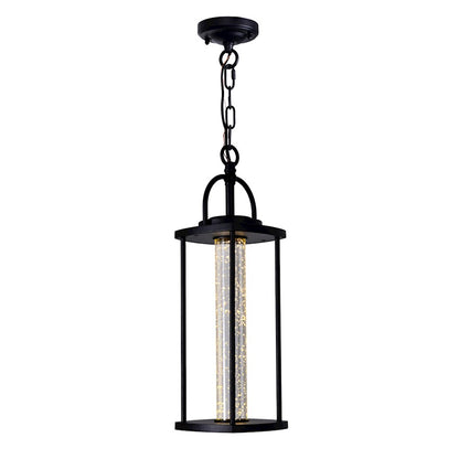 Outdoor Pendant, Black/Clear