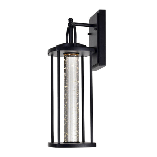 CWI Lighting Greenwood 17"H Outdoor Wall Light, Black/Clear - 0407W7-1-101-A