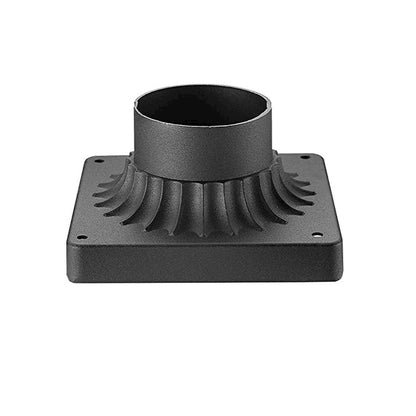 CWI Lighting Granville Pier Mount Base, Black