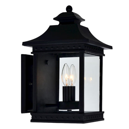 2 Light 9" Outdoor Wall Sconce