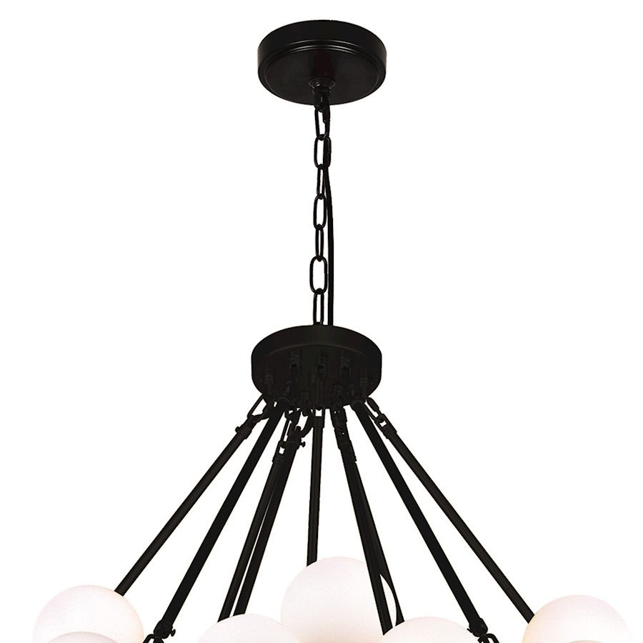 Arya 70 Light Chandelier, Black