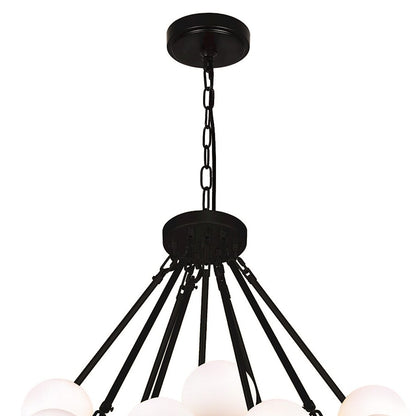 Arya 70 Light Chandelier, Black