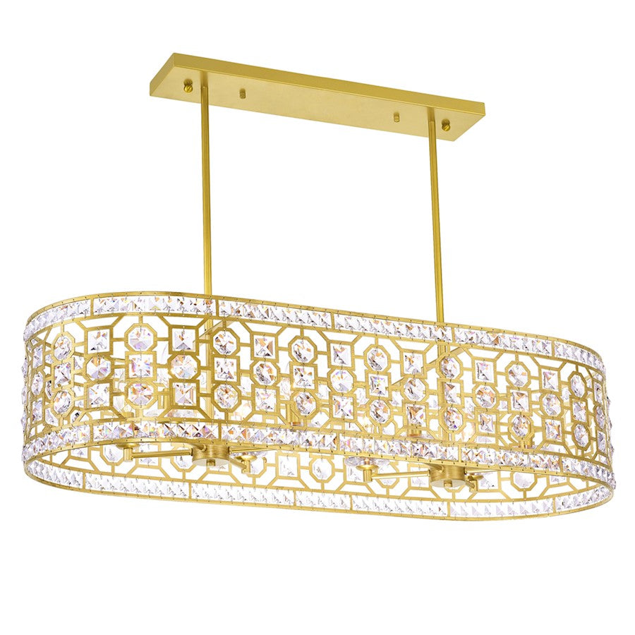 CWI Lighting Belinda 8 Light Chandelier, Champagne - 1026P41-8-193