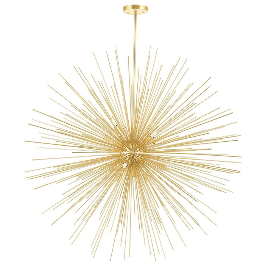 CWI Lighting Savannah 14 Light Chandelier, Gold Leaf - 1034P40-14-620