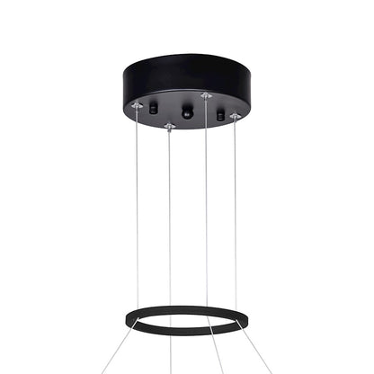 Juliette 24" Up Chandelier, Black